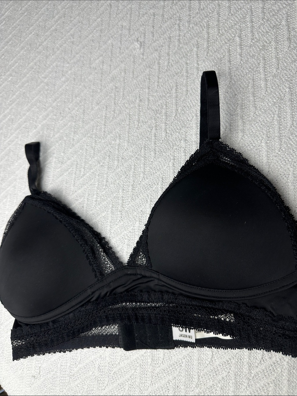 77.  Jason Wu bra black lace trim